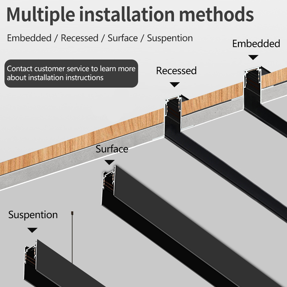 installation for magnetic lights