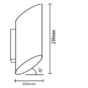 10w aluminum wall lights