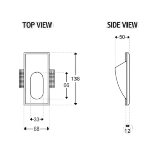 plaster step lights