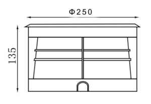 20W inground light 20cm diameter
